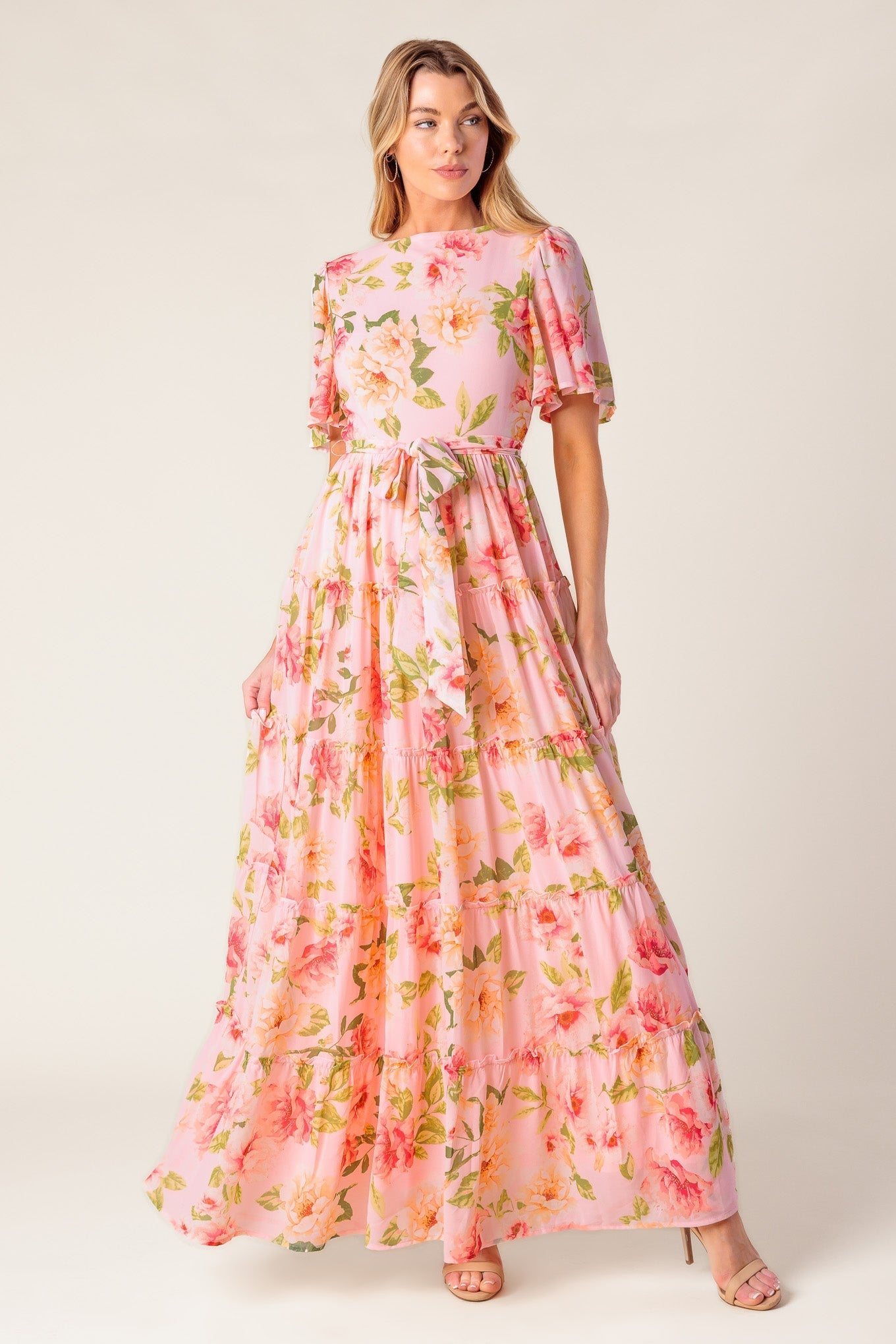 WHICH CHAPTER WOVEN MAXI DRESS Flying Tomato